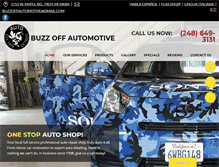 Tablet Screenshot of buzzoffauto.com